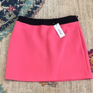 NWT Nasty Gal Pink and Black Mini Skirt Size 2
